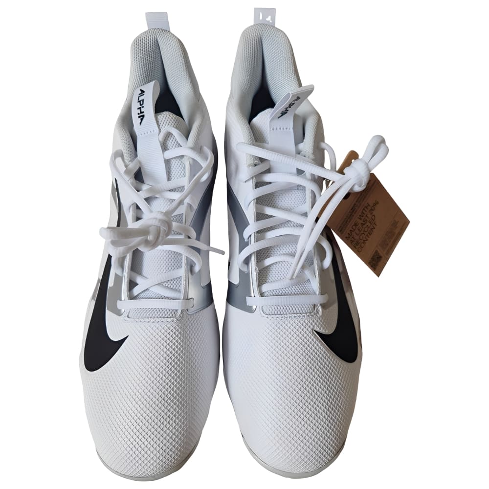 Playmaker Base: American Football Schuhe Nike Alpha Menace 4 Shark Weiß Produktbild 2